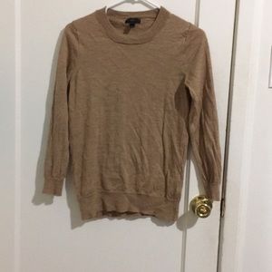 J. Crew Camel Tippi Merino Wool Sweater